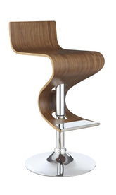 Coaster Covina Adjustable Bar Stool Walnut and Chrome Model 100396